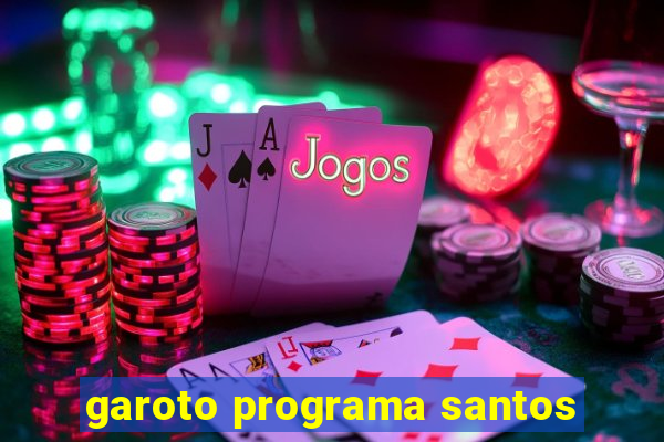 garoto programa santos